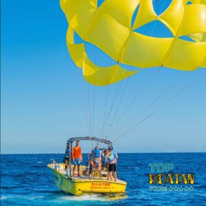 Roatan Parasailing: Sky-High Adventure Plus Beach Bliss at West Bay - toproatan.com